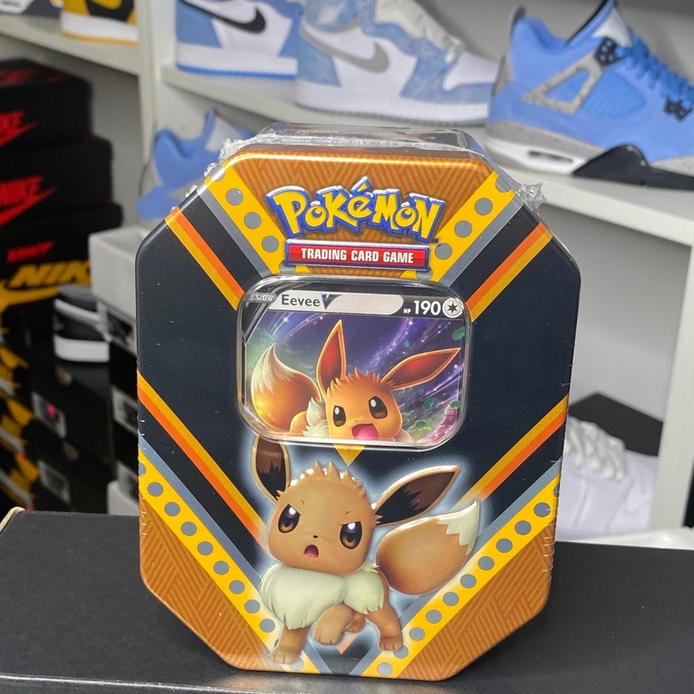 TCG Pokemon cards EEVEE Tin